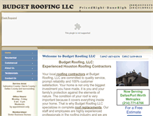 Tablet Screenshot of budgetroofingllc.com